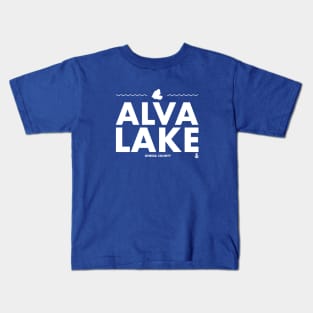 Oneida County, Wisconsin - Alva Lake Kids T-Shirt